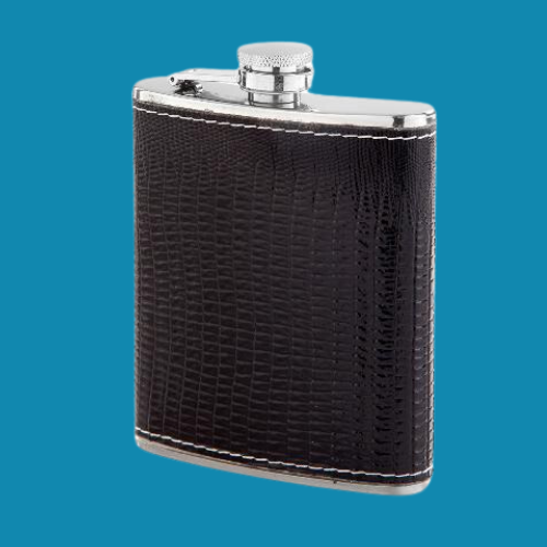 Flachmann Leder