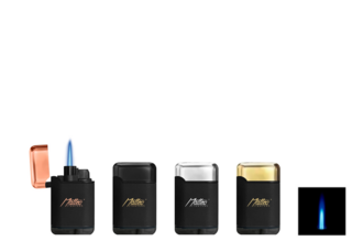 Matteo Jet lighter, rubberized, elegant