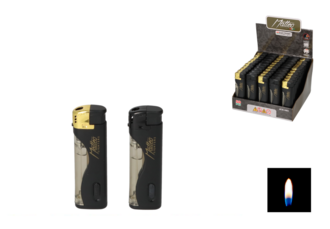 Matteo Piezo lighter curly gold black