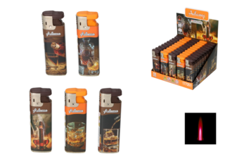 Adamo Turbo lighter, whiskey design
