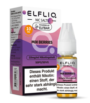 ELFBAR Elfliq SALT Liquid 10mg Mix Berries 10ml