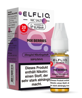 ELFBAR Elfliq SALT Liquid 20mg Mix Berries 10ml