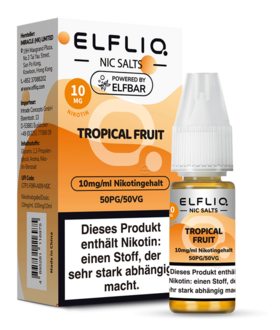 ELFBAR Elfliq SALT Liquid 10mg Tropical Fruit 10ml