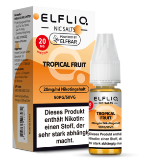 ELFBAR Elfliq SALT Liquid 20mg Tropical Fruit 10ml