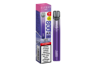 ELFBAR 800 Einweg E-Zigarette Strawberry Raspberry Cherry Ice 20mg/ml ca.800 Züge