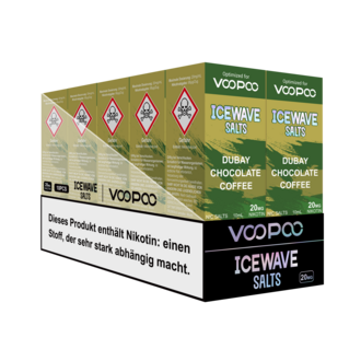 ICEWAVE SALT Liquid 20mg Dubai Chocolate Coffee 10ml