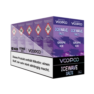 ICEWAVE SALT Liquid 10mg Grape Ice 10ml