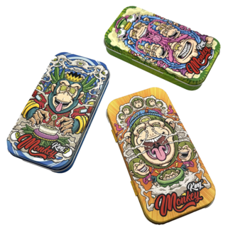 Monkey King Metallboxen Psyco Designs, 11,8x6,3x2cm
