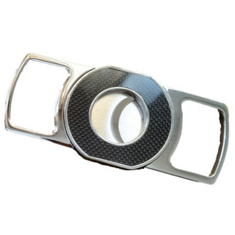 Angelo Abschneider Ring 58, schwarz-carbon/chrom