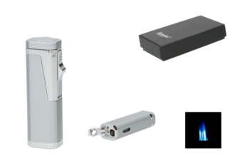 Eurojet Lighter Rio 3xJet/Cigar Punch/Chrome