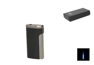Eurojet lighter Jet Black Dark Gun