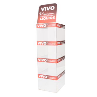 VIVO Acryldisplay leer für Liquids 43,5x14x16,5cm