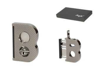 Angelo Abschneider Ring 58, V-Cut, Bohrer Ø7mm anthrazit/schwarz