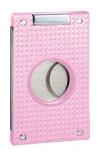 Caseti Zigarrenabschneider Chrom/rosa