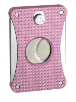 Caseti Zigarrenabschneider Chrom/Rosa