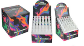 Super Heroes Glaschillum 14er + 18er Schliff gemischt