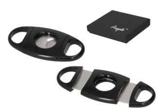 Angelo Abschneider Plastik Schwarz, 2 Klingen, Ring 58