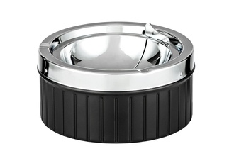 Angelo Kippaschenbecher, Metall schwarz, Ø11cm, H.6cm