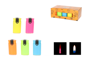 Matteo lighter Duoflame Turbo + Softflame 5 colors refillable