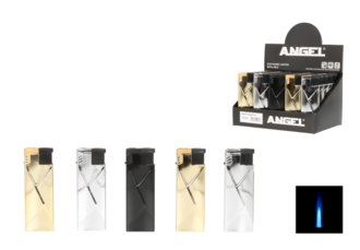 Angel lighter Jetflame 25pcs Display Alu Case black/gold-/silver-colored, refillable