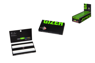 GIZEH Fine Magnet black/green, 100 Sheets
