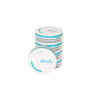 Skruf Ice White Chew #2, 7mg, 5 Dosen
