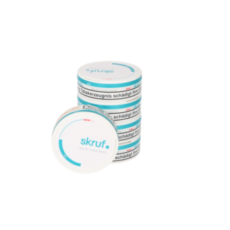 Skruf Ice White Chew #3, 12mg, 5 Dosen