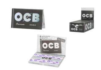 OCB Premium No.4 Black, 100 Sheets