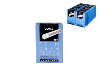 Efka Drehfilter blau 8mm, Packung á 100 Filter