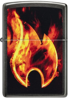 Zippo 60007511 28378 Flame Design Grey