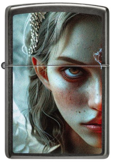 Zippo 60007514 28378 Angel Devil Design 2 Grey
