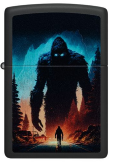 Zippo 60007571 n218 Sasquatch Design Black Matte