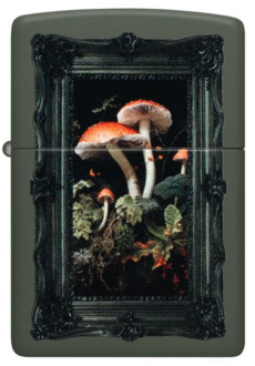 Zippo 60007539 221 Mushroom Pucture Design Green Matte