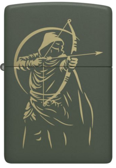 Zippo 60007579 221 Bow Hunter Design Green Matte