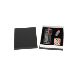 Geschenkbox 7 ZIPPO-Fzg. Retro flat sand + Steine + Benzin