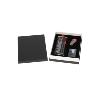 Geschenkbox 13 ZIPPO-Fzg. Hexagon + Steine + Benzin