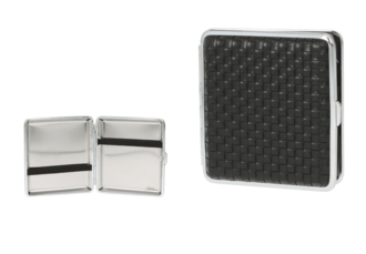 Angelo Cigarette Case black witz rubble inside
