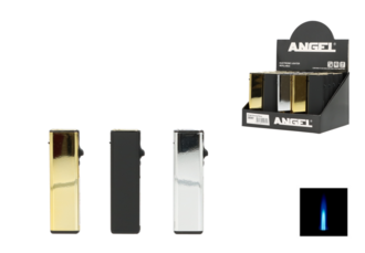 Angel Lighter 1 x Jet black, silver- and gold-colored