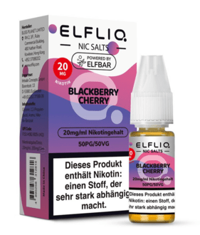 ELFBAR Elfliq SALT Liquid 20mg Blackberry Cherry 10ml