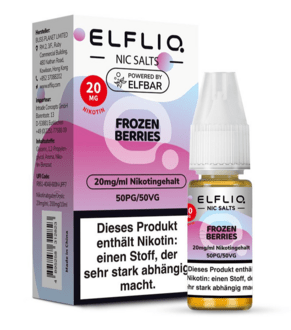 ELFBAR Elfliq SALT Liquid 20mg Frozen Berries 10ml