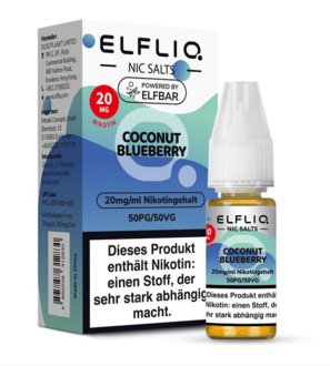 ELFBAR Elfliq SALT Liquid 20mg Coconut Blueberry 10ml