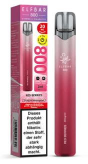 ELFBAR 800 Einweg E-Zigarette Red Berries 20mg/ml ca.800 Züge