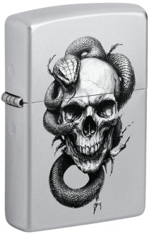Zippo 60007695 Skull and Snake Design