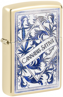 Zippo 60007717 Cannabis Sativa Design
