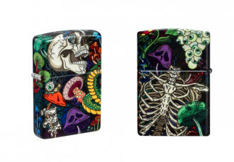 Zippo 60007650 Psychedelic Skull Design