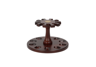 Pfeifenständer Holz braun 10er