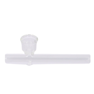 Glaspfeife Kawumm transparent 11cm, Kopf Ø15mm