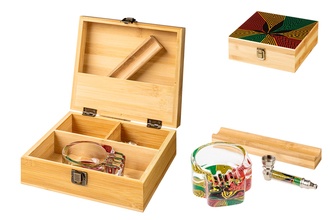 Super Heroes Wooden Storage Box for RYO, 18,8x17,5x7cm
