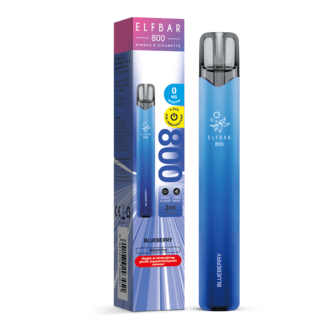 ELFBAR 800 Einweg E-Zigarette Nikotinfrei Blueberry ca.800 Züge