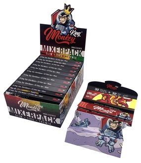 Monkey King KS Slim TryMix +Tips+Tablett 14gr 32 Blatt